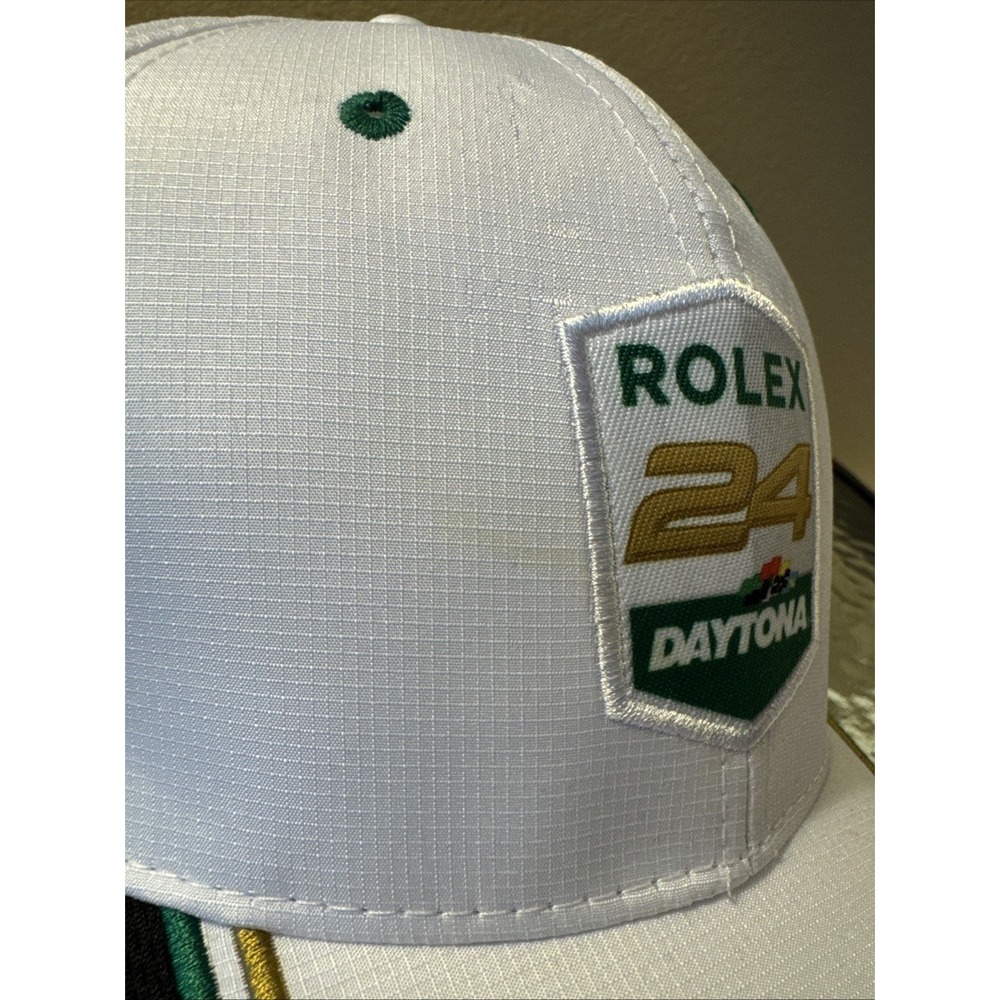 Rolex 24 At Daytona white adjustable baseball cap Promo Hat From Speedway 2 - Picture 3 of 12